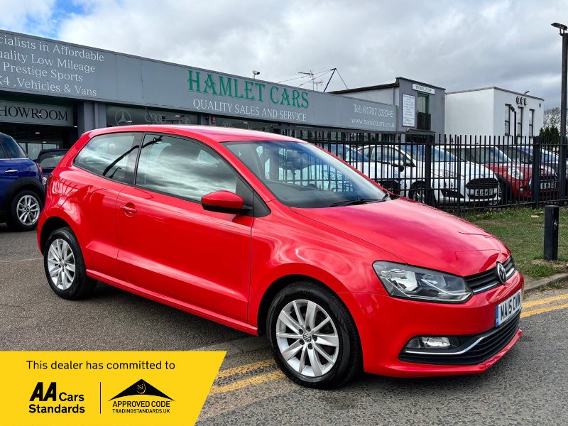 2015 Volkswagen Polo Hatchback 1.0 BlueMotion Tech SE Hatchback 3dr Petrol Manual Euro 6 s/s 60 ps
